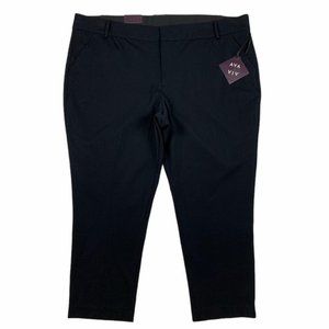 Ava & Viv Black Ankle Stretch Trouser Pant 24W